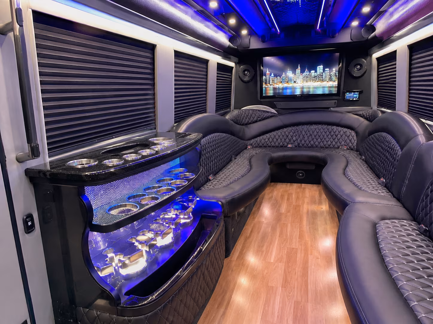sports fan party buses for tailgates rodeos and indoor football