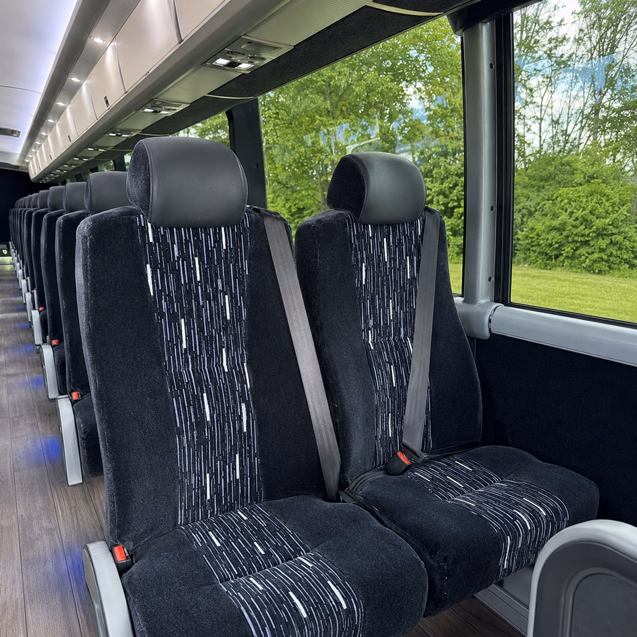 the bus type and amenities